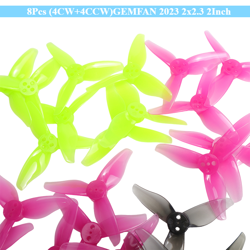 Drone Racing Gate - 8개(4CW+4CCW) GEMFAN 2023 2x2.3 2인치 3패들
