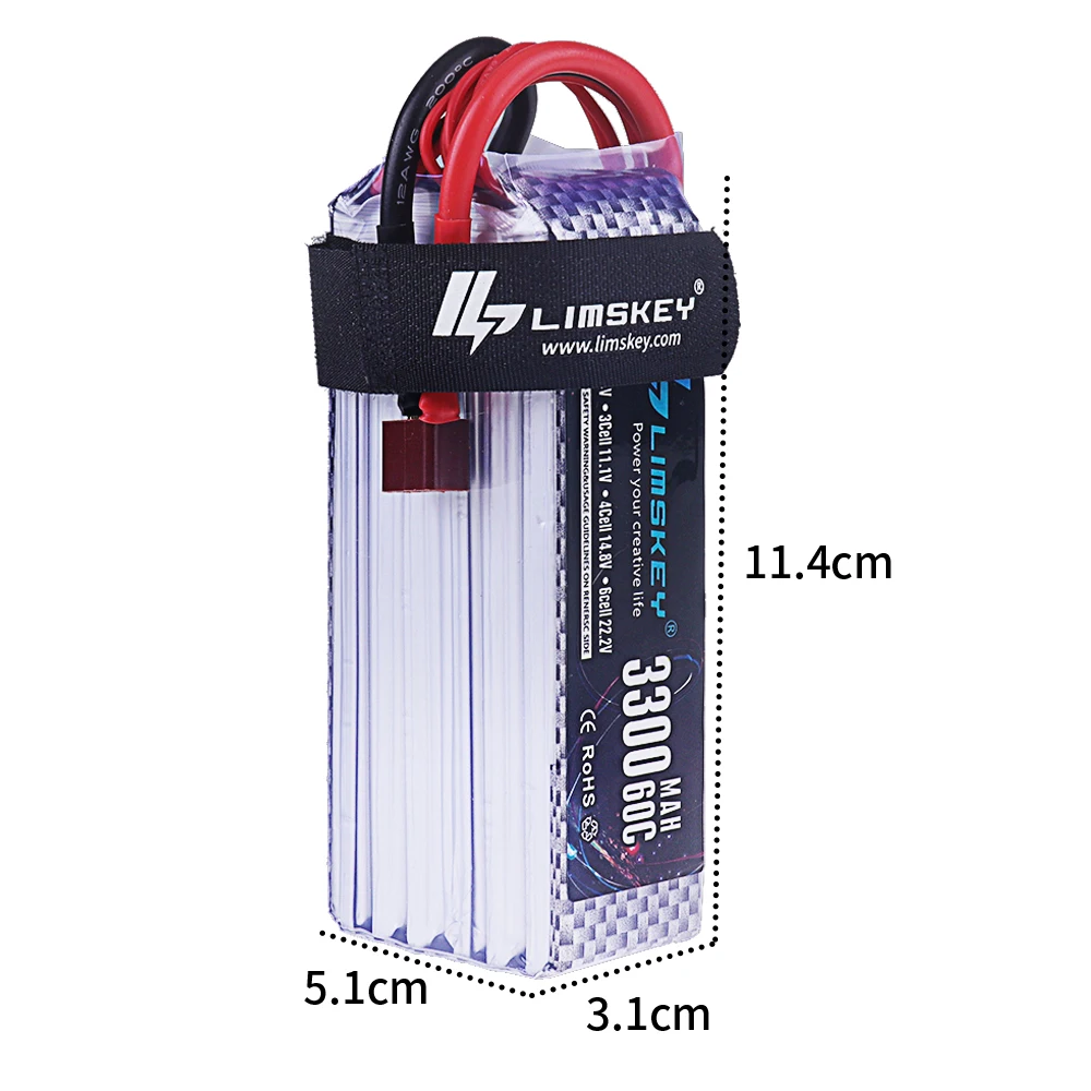 새 제품 3300mAh 22.2V 60C 6S 리포 배 - Drone Racing Battery 리뷰 및 가격