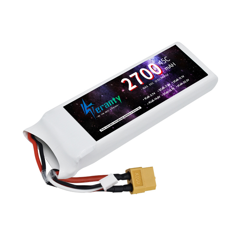 1/3PCS 2S 7.4V Lipo 배터리 2700mA - Drone Racing Battery 리뷰 및 가격